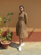 Handloom Checked Dress - CiceroniDressesJohargram