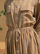 Handloom Checked Dress - CiceroniDressesJohargram