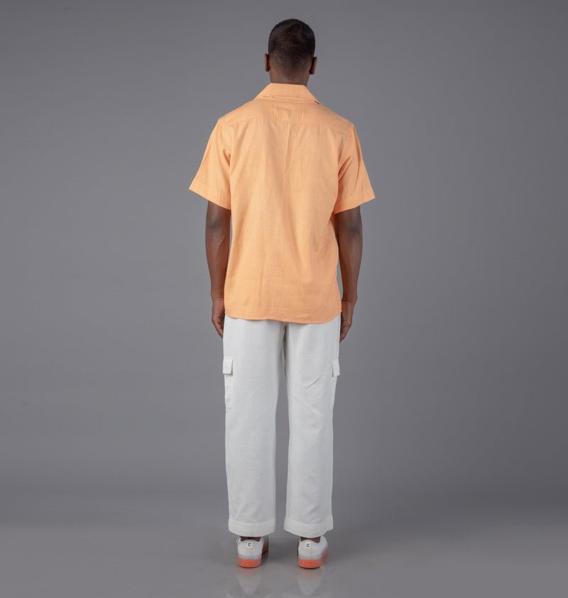 Handloom Cotton Unisex Camp Collar Shirt - CiceroniShirtsJohargram