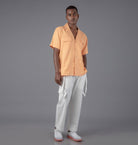 Handloom Cotton Unisex Camp Collar Shirt - CiceroniShirtsJohargram