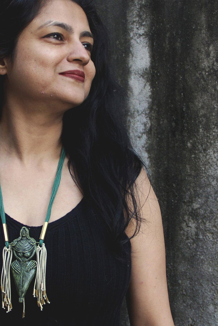 Harappan Mother God Pendant - CiceroniNeckpieceAranya Earthcraft