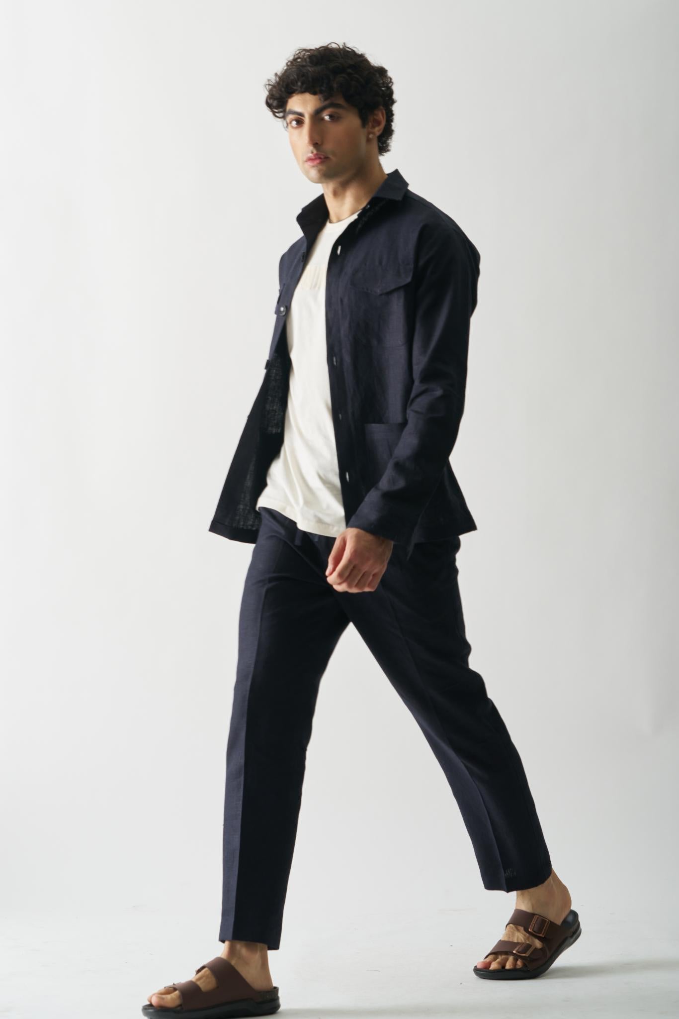 Harbor Breeze Linen Jacket - CiceroniJacketsCultura Studio