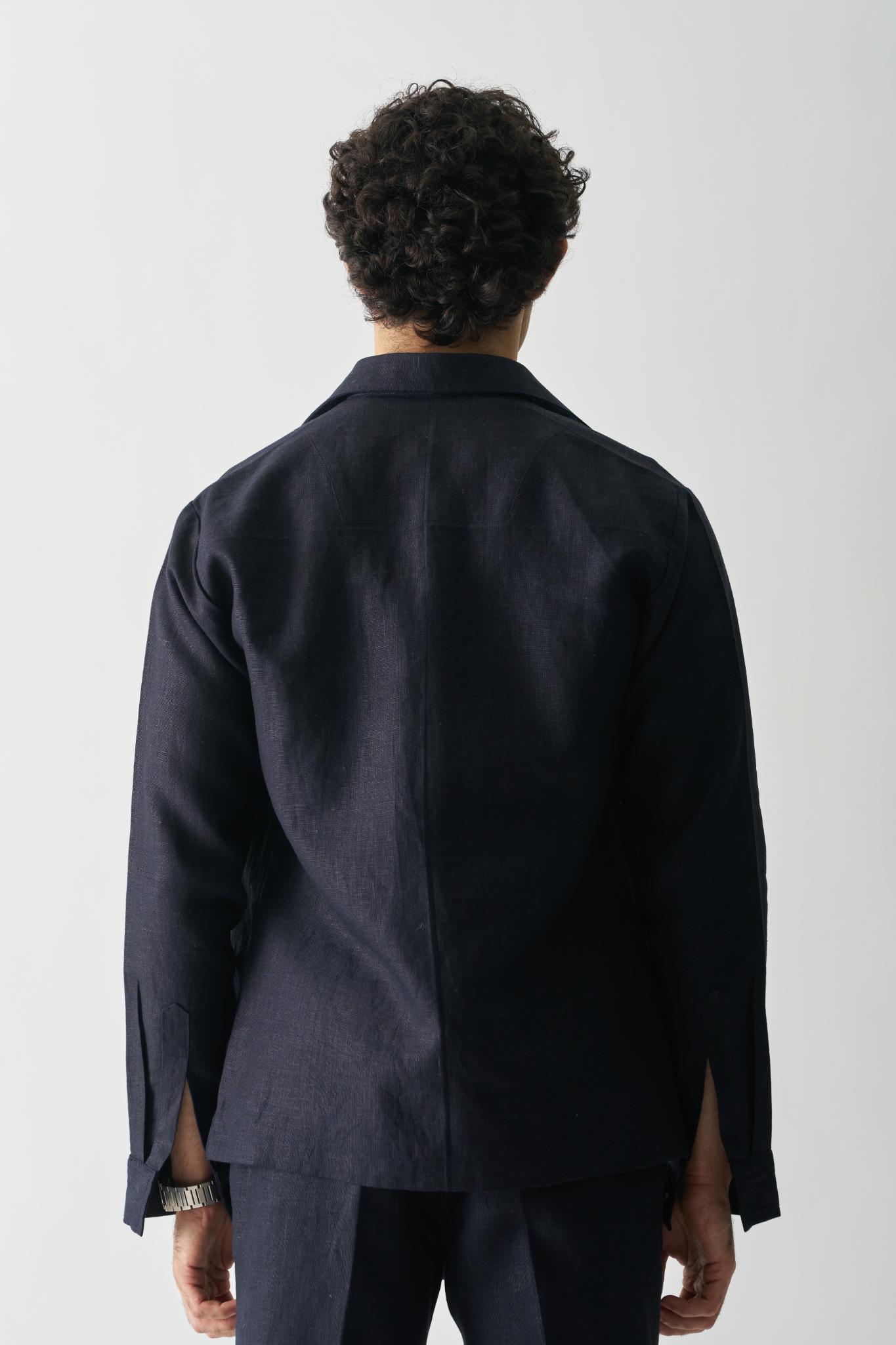 Harbor Breeze Linen Jacket - CiceroniJacketsCultura Studio