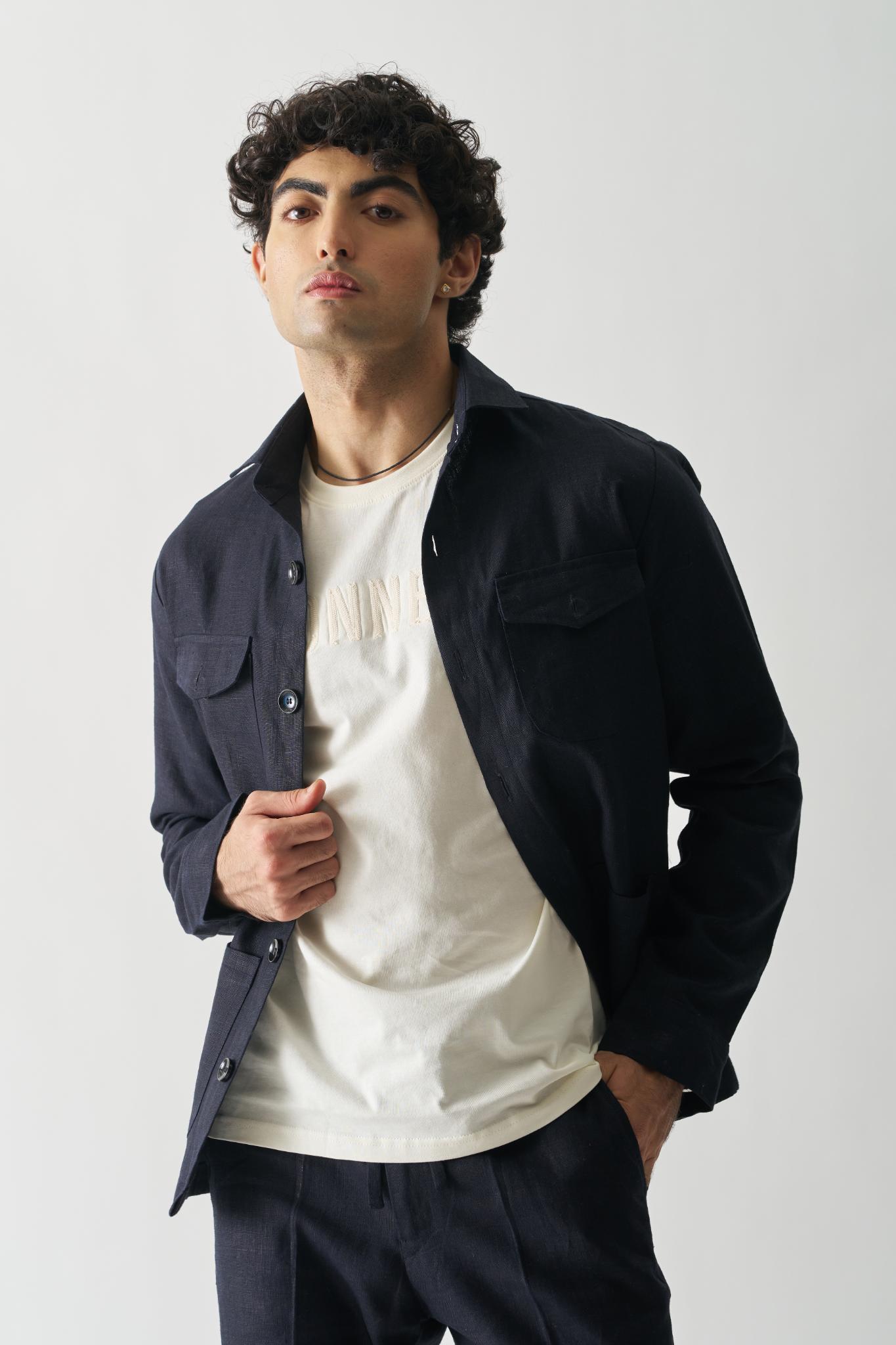 Harbor Breeze Linen Jacket - CiceroniJacketsCultura Studio