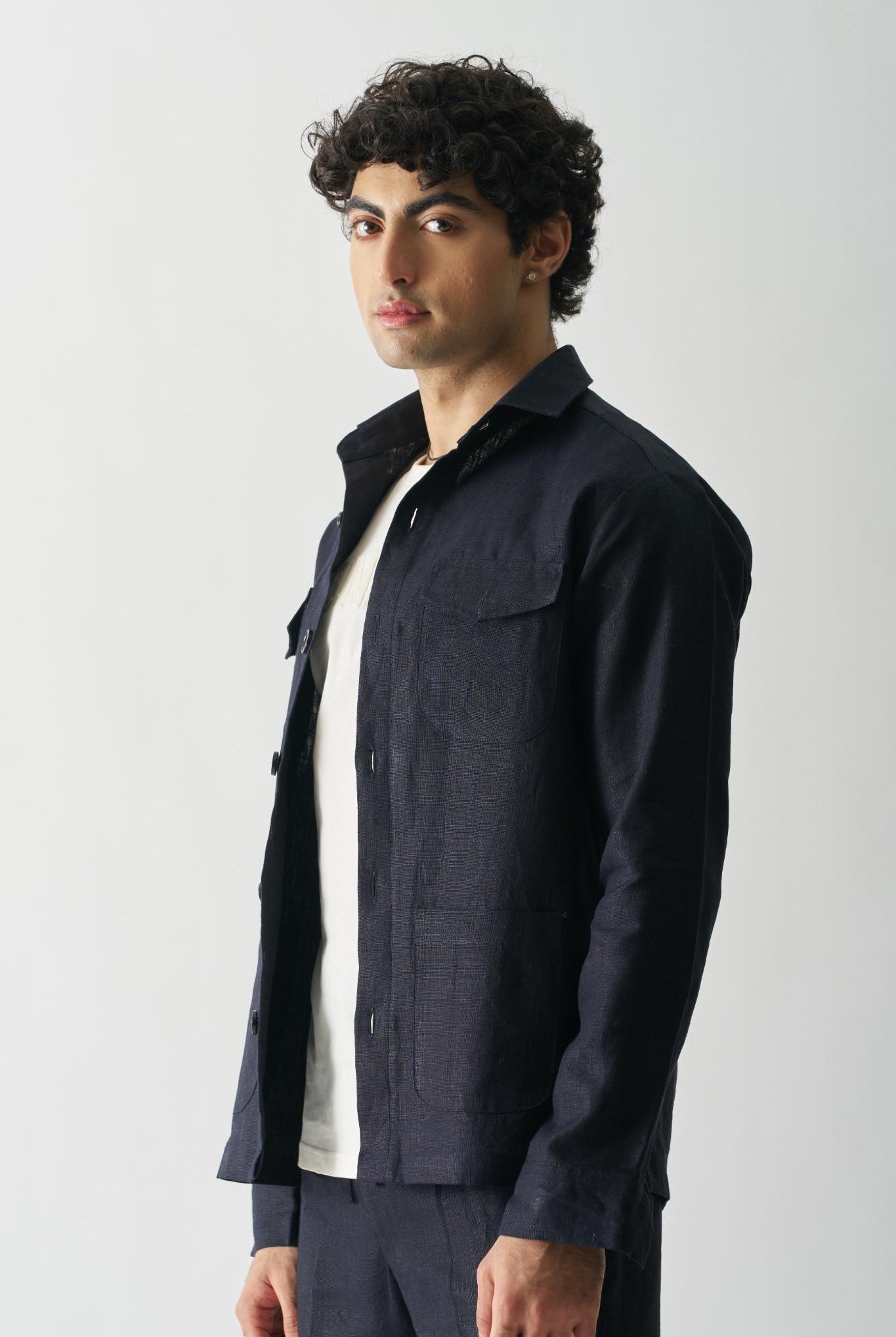 Harbor Breeze Linen Jacket - CiceroniJacketsCultura Studio