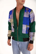 Harissa Upcyled Unisex Silk Bomber Jacket 1.0 - CiceroniBlazers, Jacketsshriya singhi