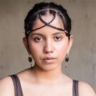 HEART Straight Arrow - Brown Earring - CiceroniBaka