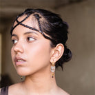 HEART Straight Arrow - White Earring - CiceroniBaka