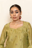 Heer Kanchadi Set - Sage Green - CiceroniKurta Set, Festive wearNirjara