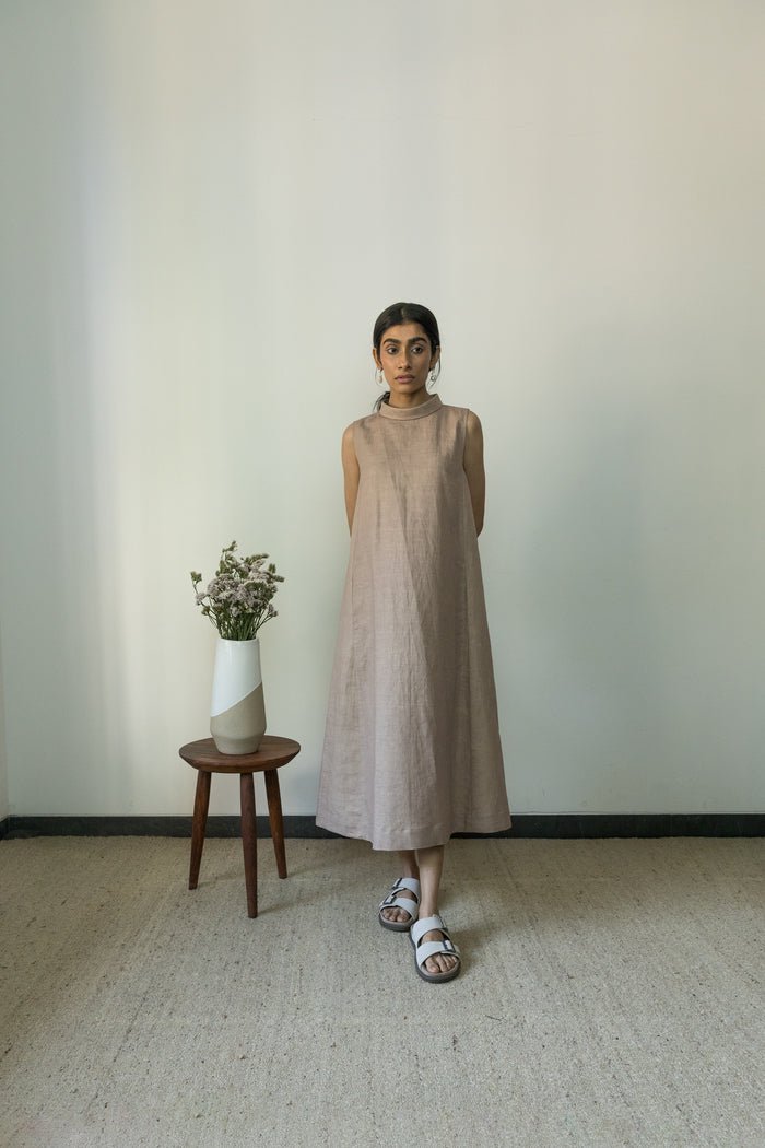 High-neck A-line Dress - CiceroniDressesAnushé Pirani