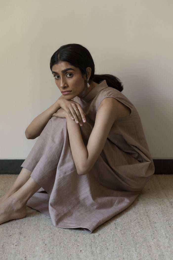 High-neck A-line Dress - CiceroniDressesAnushé Pirani