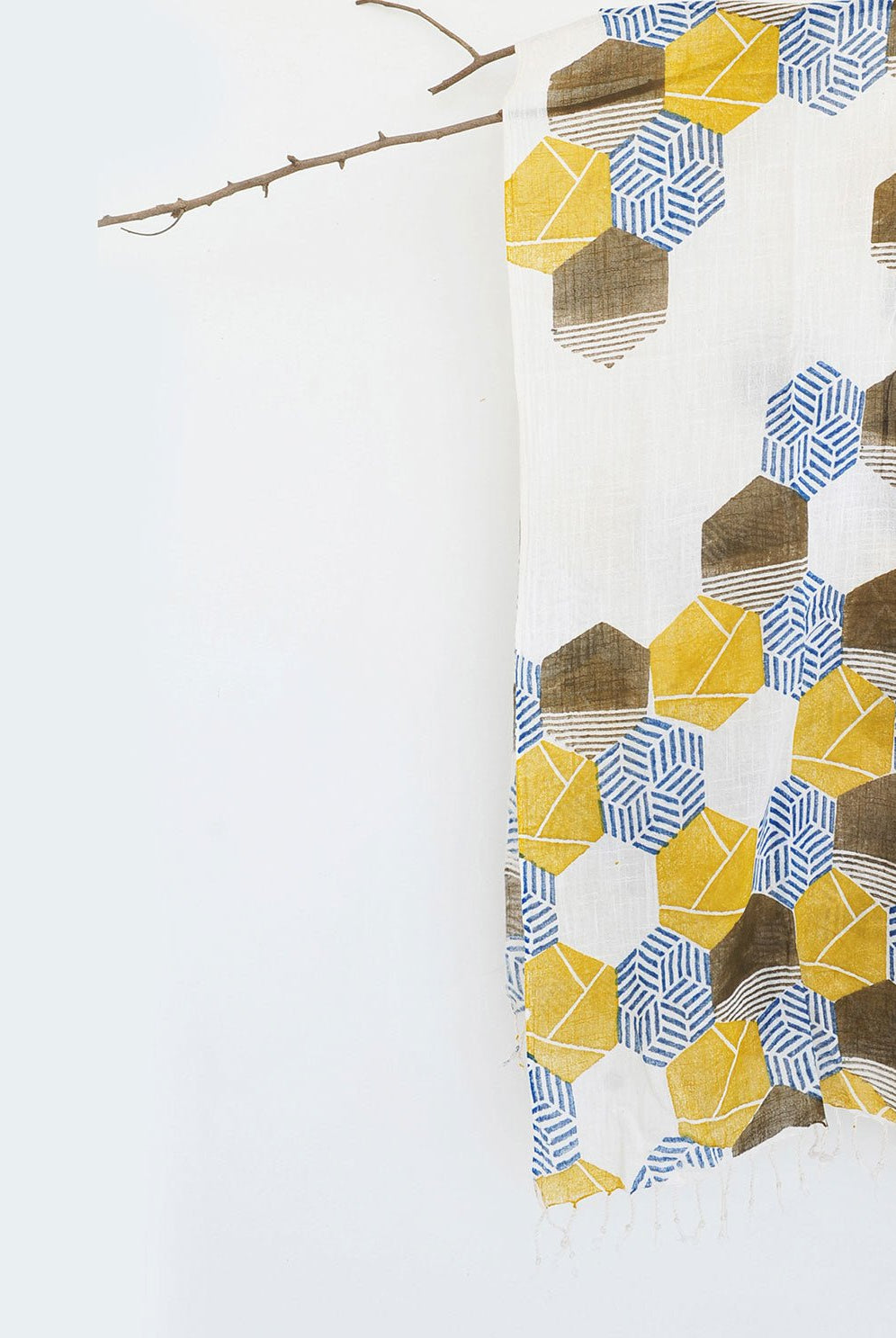 Honey Bee Puzzle Scarf - CiceroniScarfRias Jaipur