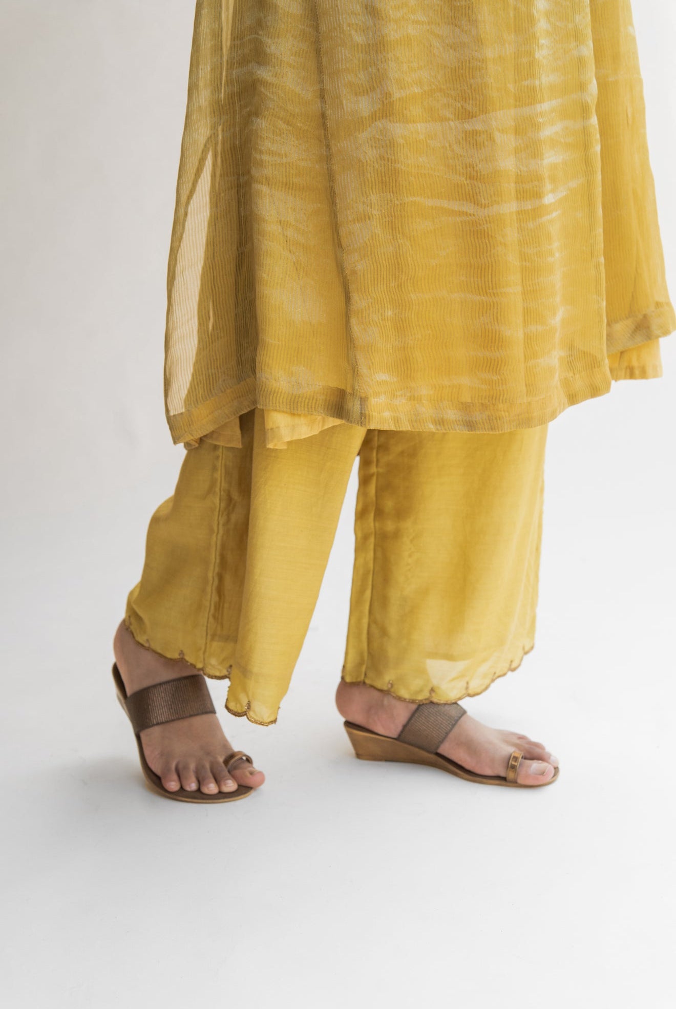 Honey Mustard Hazrat Kurta Set - CiceroniNirjara