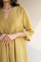 Honey Mustard Maheem Dress - CiceroniNirjara