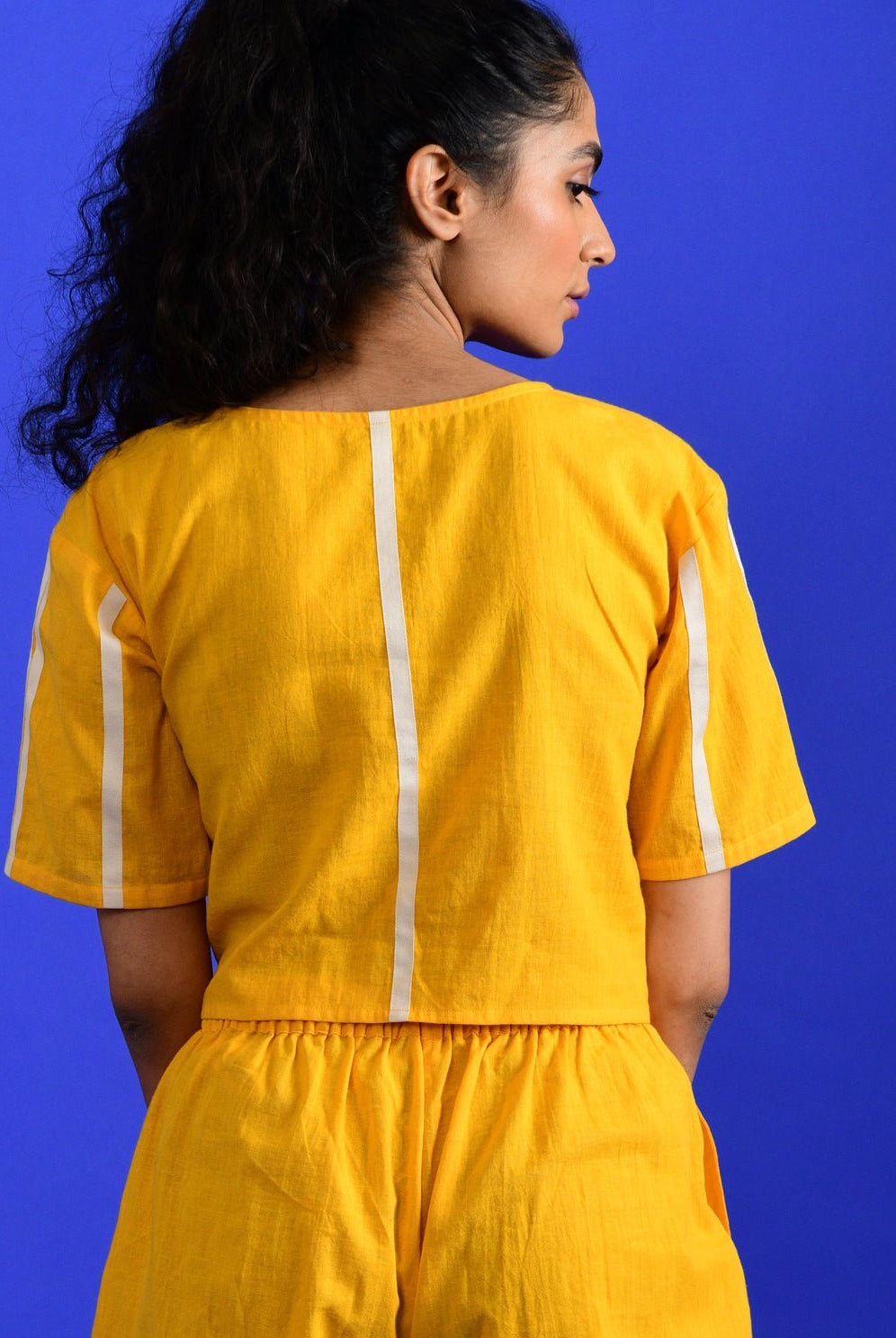 Iced Mango Knotted Top - CiceroniTopRias Jaipur