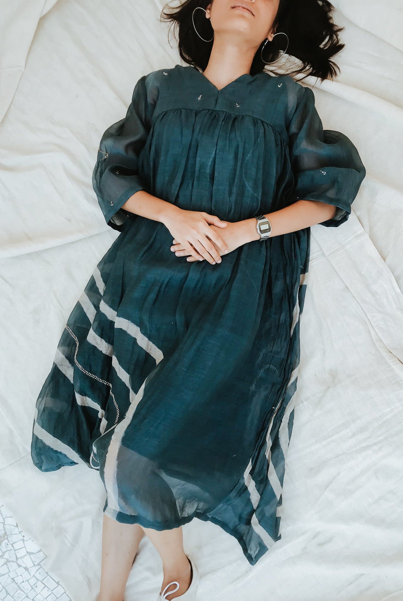 Indigo Blue Arazi Dress - CiceroniNirjara
