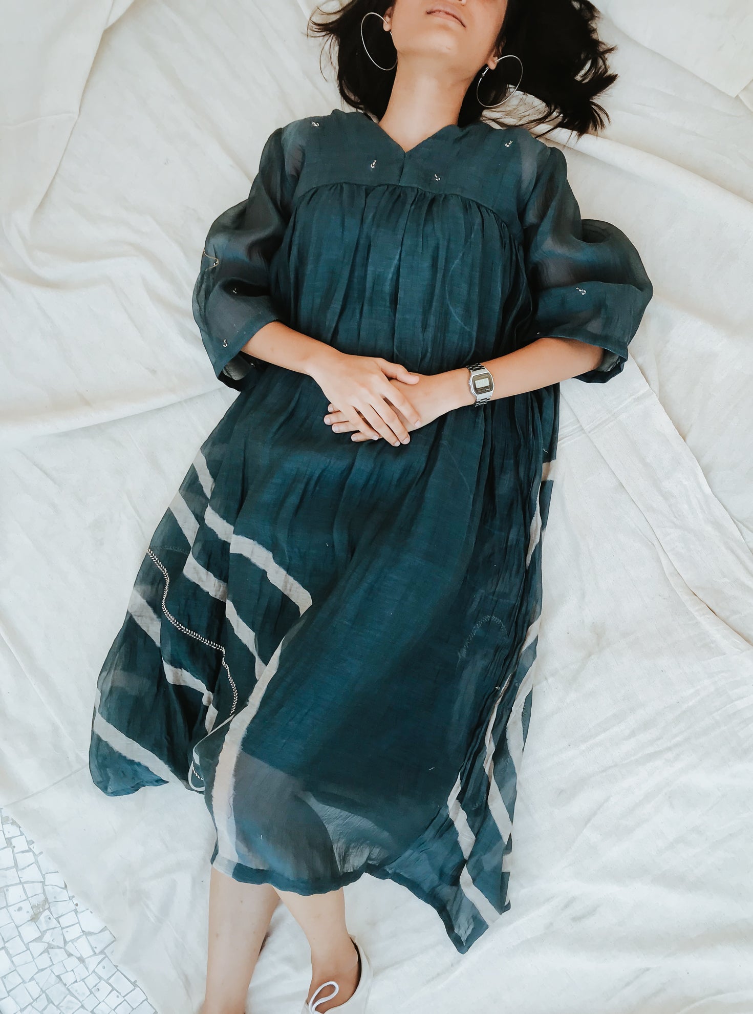 Indigo Blue Arazi Dress - CiceroniNirjara
