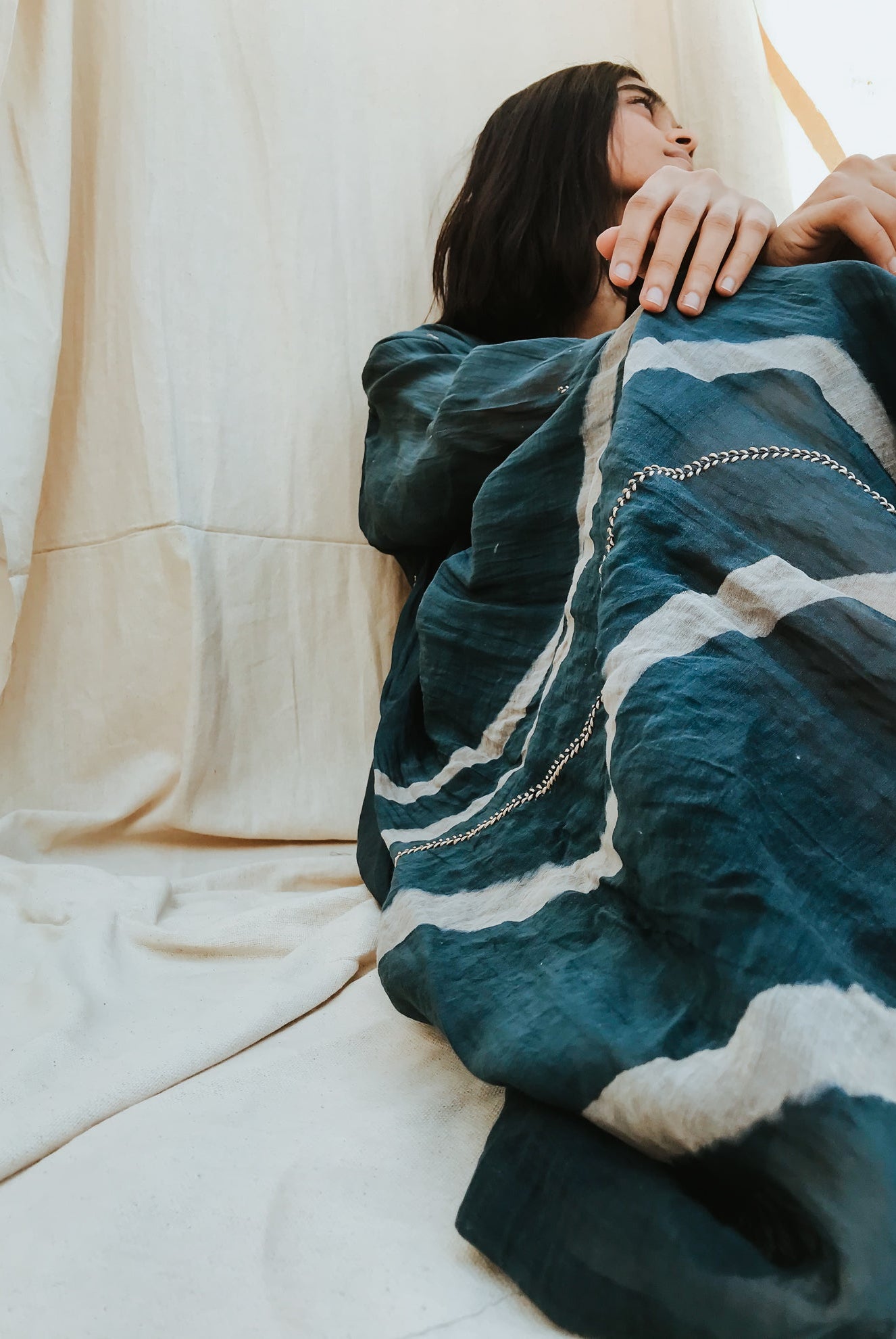 Indigo Blue Arazi Dress - CiceroniNirjara