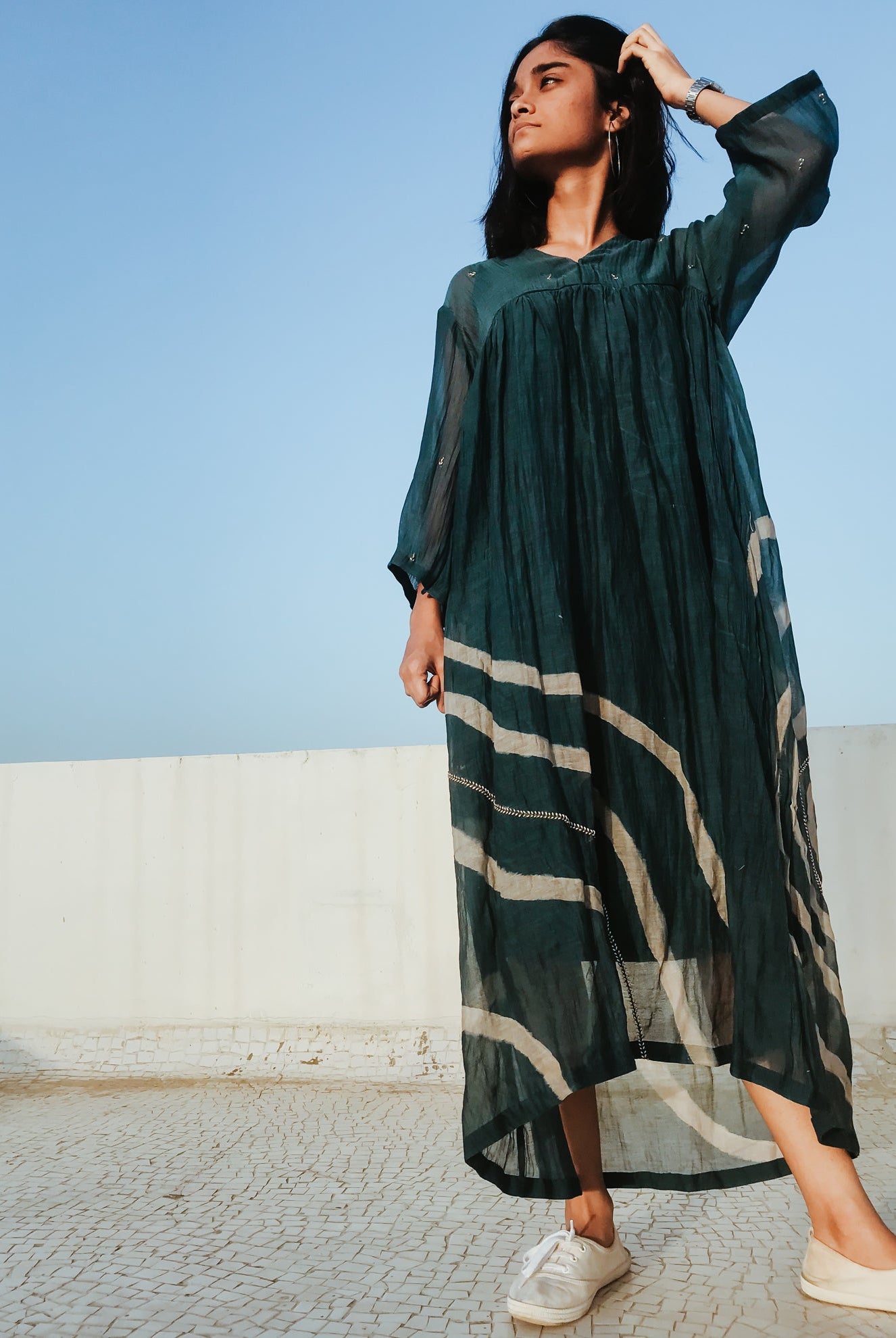 Indigo Blue Arazi Dress - CiceroniNirjara