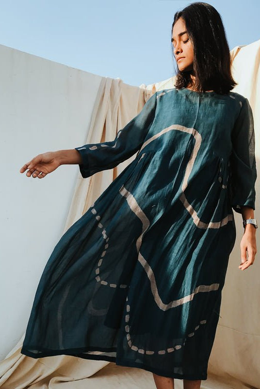 Indigo Blue Kara Dress - CiceroniNirjara
