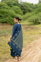 Indigo Blue Kurta Set - CiceroniKurta SetMaidaan