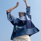 Indigo Patch Top - CiceroniPatch Over Patch
