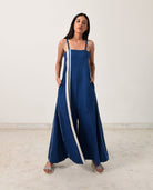 Indigo Strappy Jumpsuit - CiceroniJumpsuitRias Jaipur