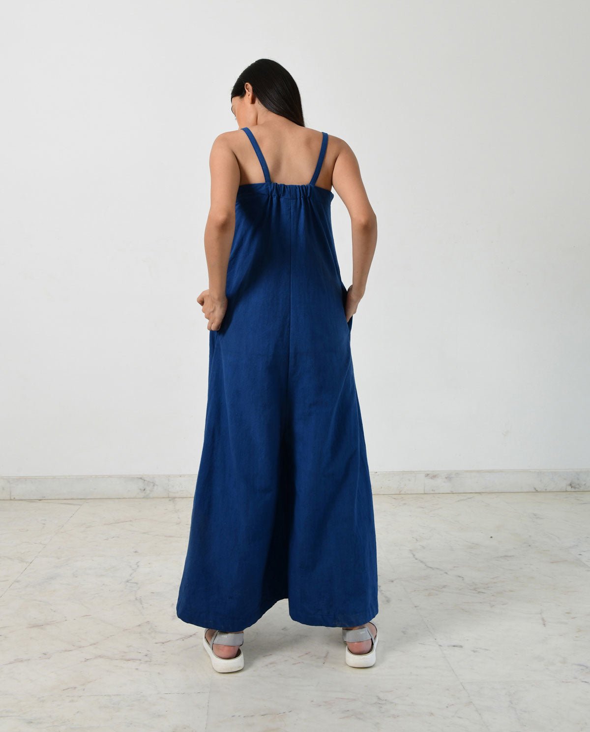 Indigo Strappy Jumpsuit - CiceroniJumpsuitRias Jaipur