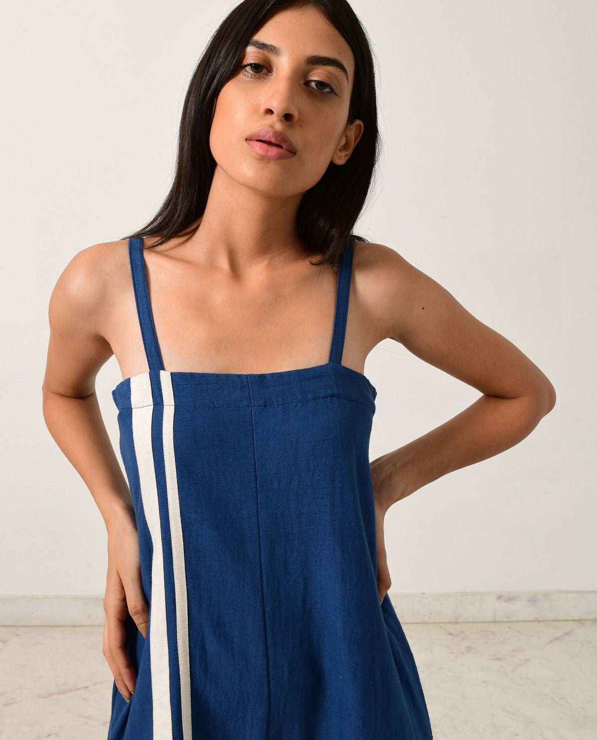 Indigo Strappy Jumpsuit - CiceroniJumpsuitRias Jaipur