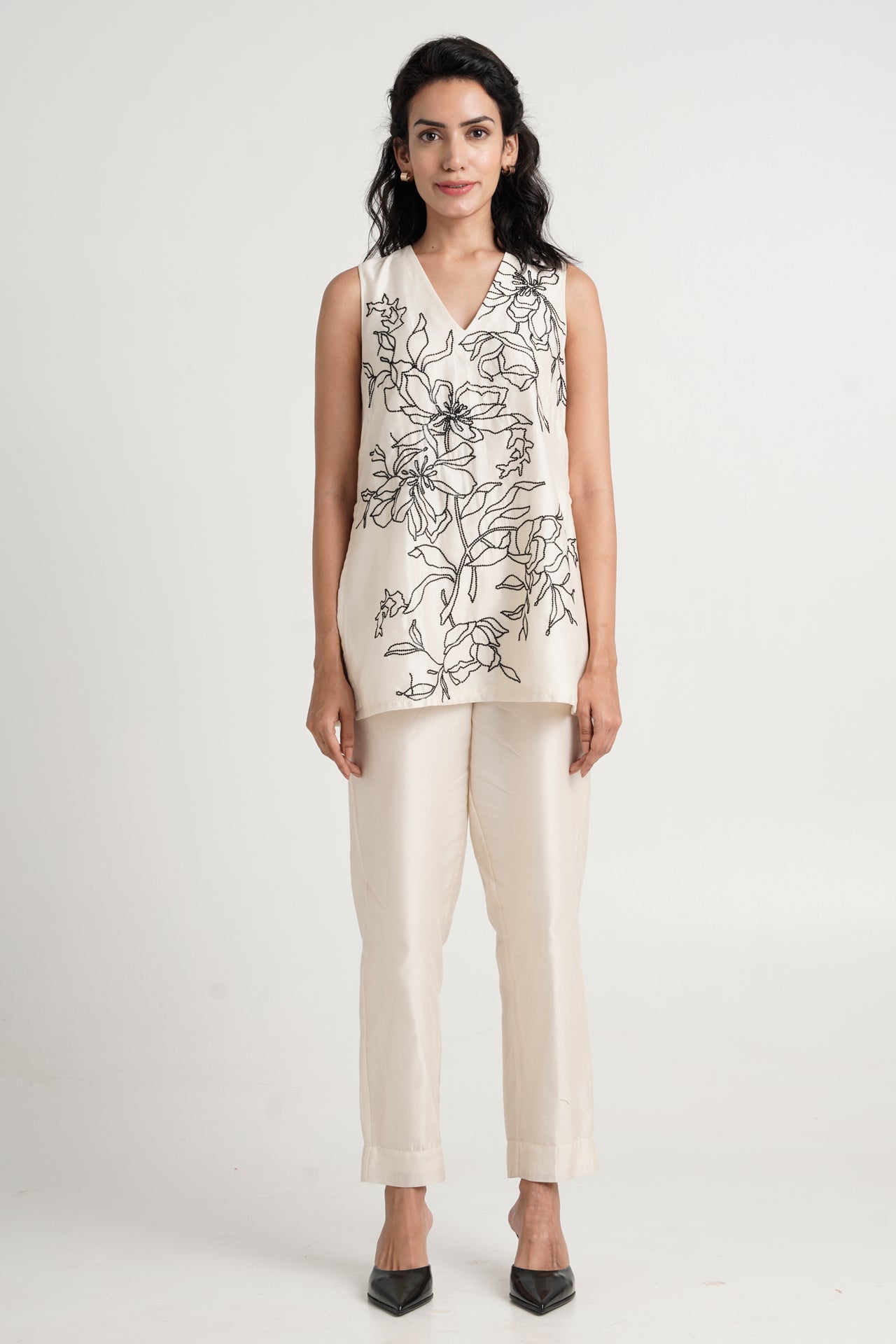 Irwin - Sequinned Sleeveless Top + Pants - CiceroniCo-ord SetMadder Much