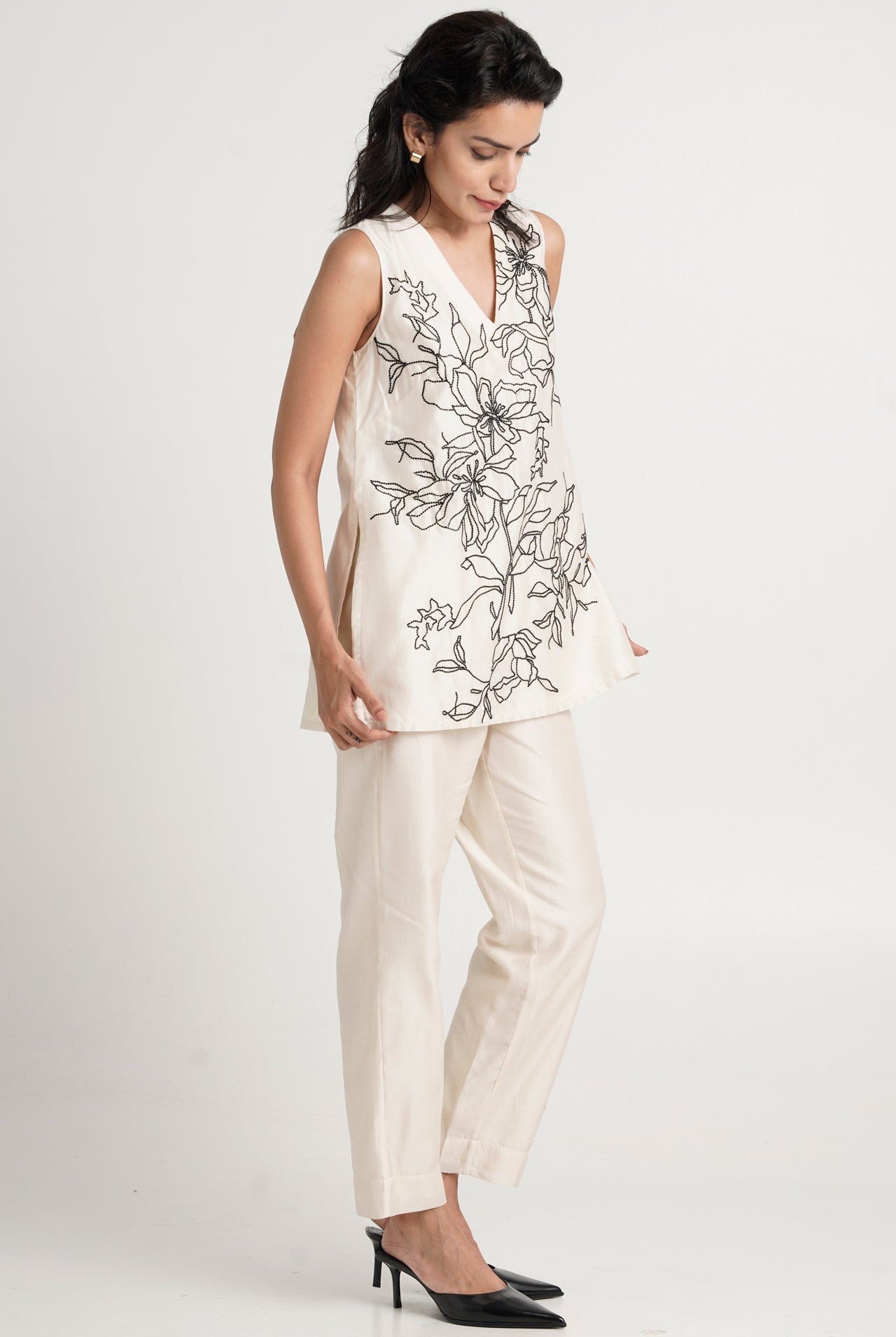 Irwin - Sequinned Sleeveless Top + Pants - CiceroniCo-ord SetMadder Much