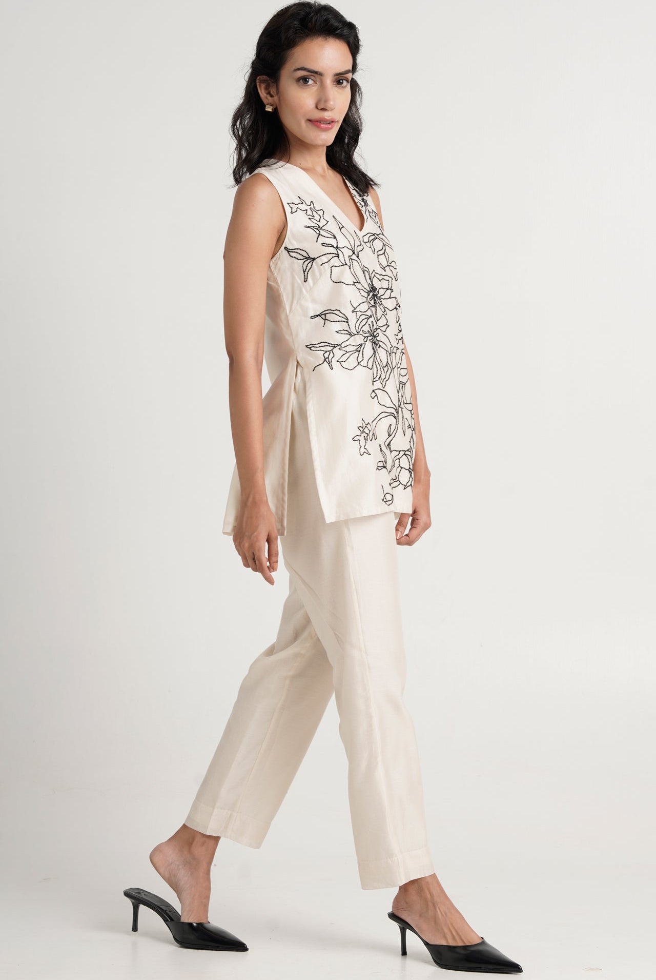 Irwin - Sequinned Sleeveless Top + Pants - CiceroniCo-ord SetMadder Much