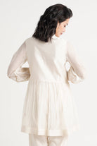 Ivory Abe - Micro Gathered Peplum Tunic Set - CiceroniCo-ord SetMadder Much