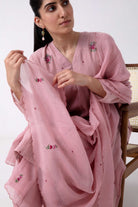 Ivy Kurta Set of 3 in Pink - Ciceronikurta set, Festive wearLabel Shreya Sharma
