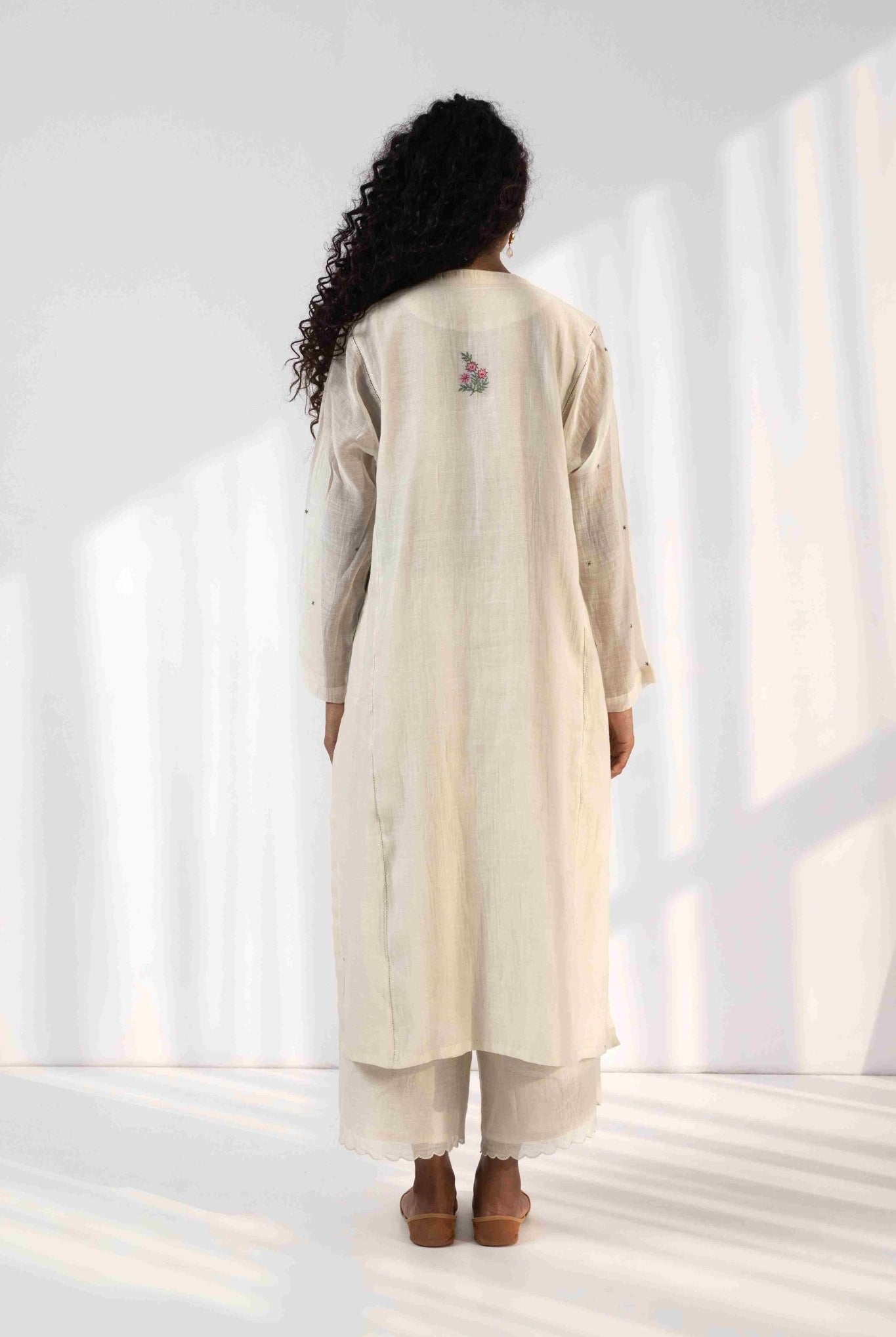 Ivy Kurta Set of 3 in White - Ciceronikurta set, Festive wearLabel Shreya Sharma