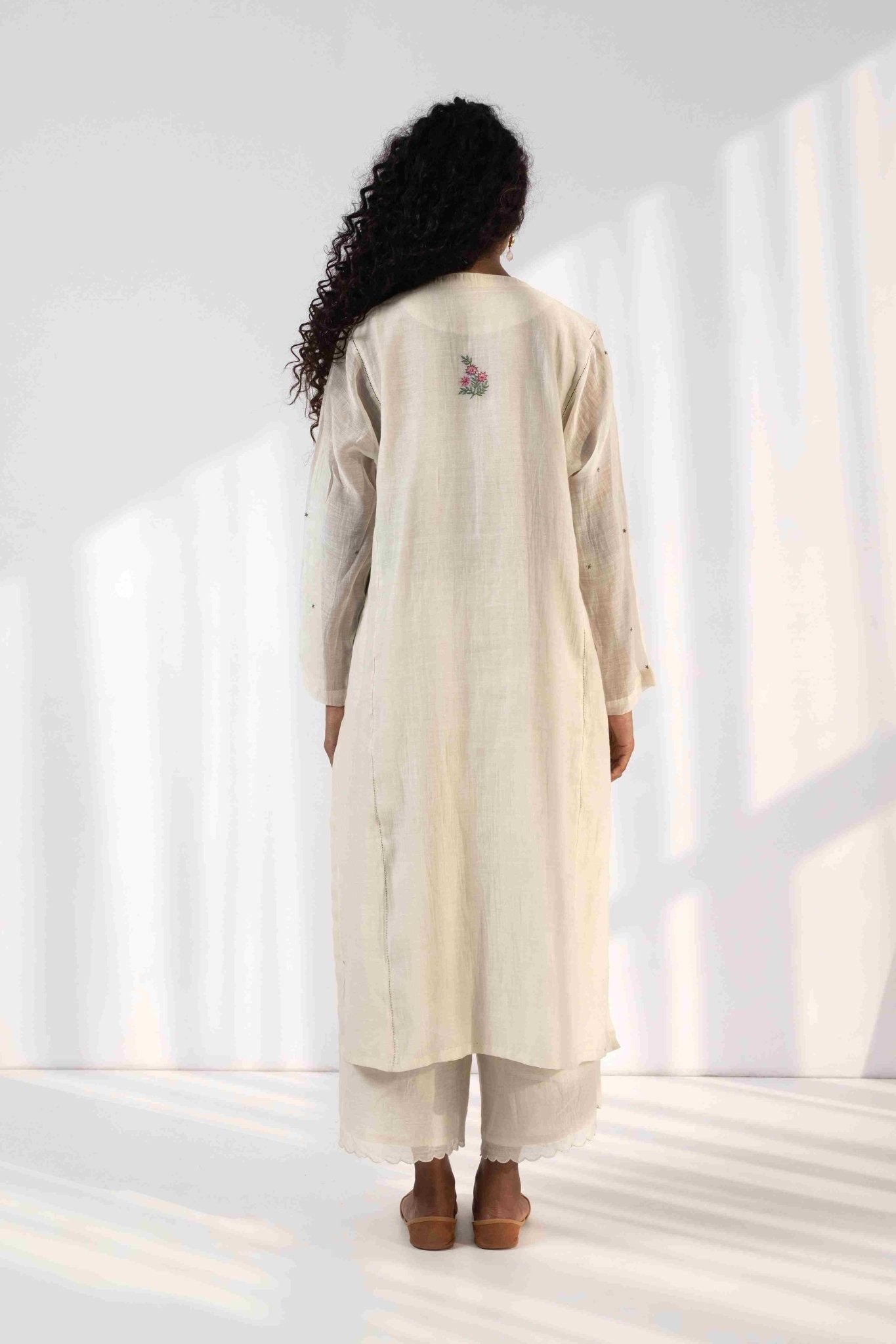 Ivy Kurta Set of 3 in White - Ciceronikurta set, Festive wearLabel Shreya Sharma