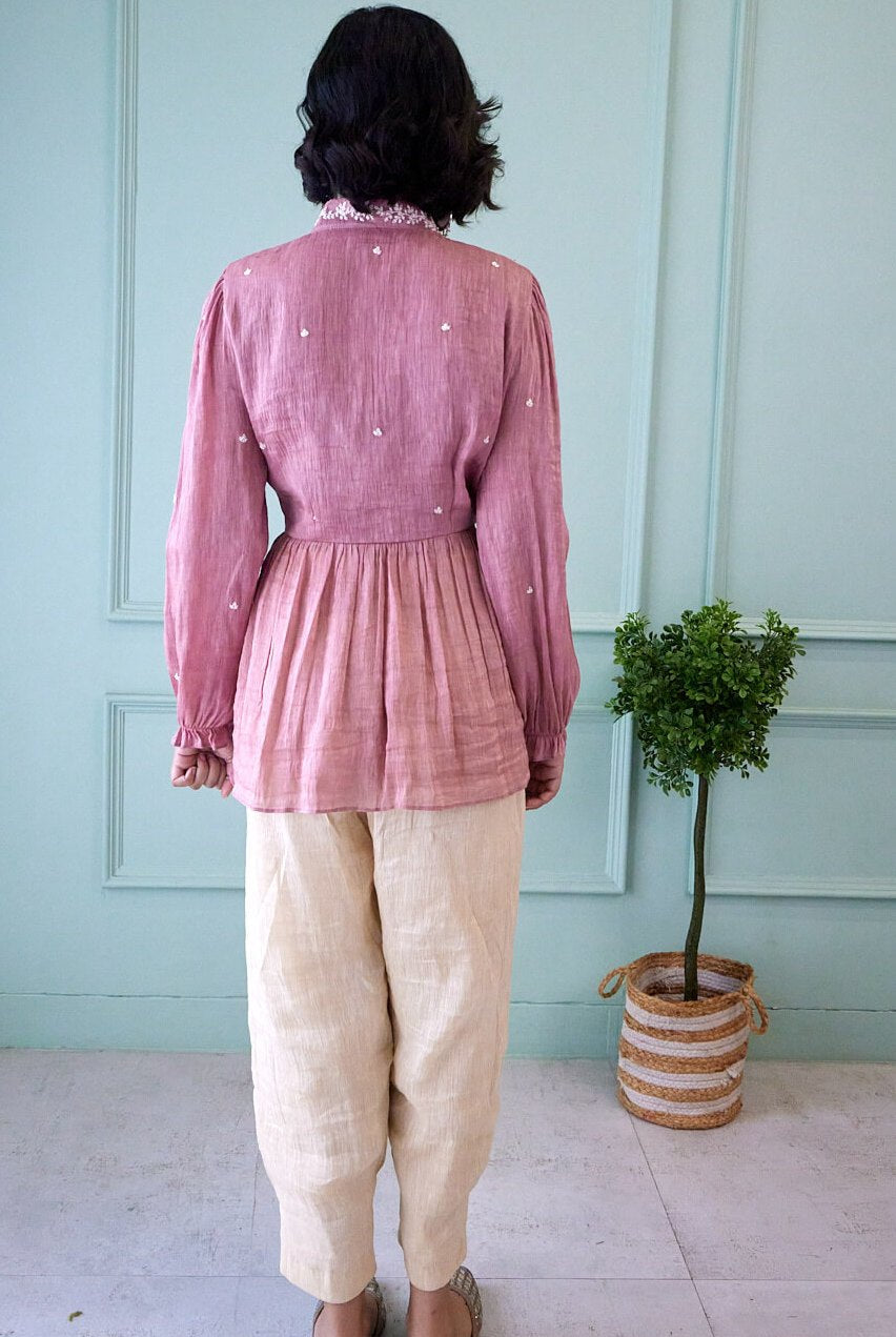 Jasmine Pleated Pants - CiceroniPantsAmbrosia