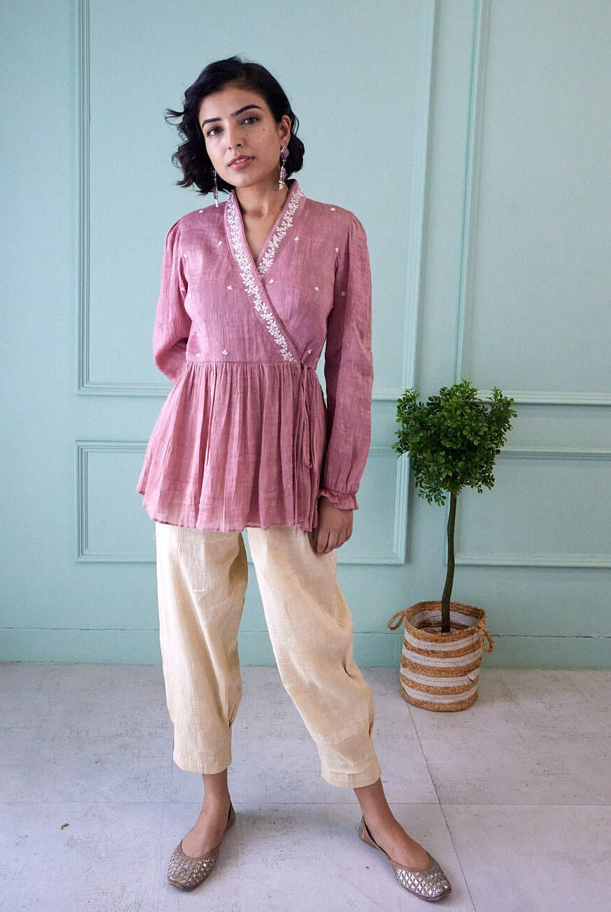 Jasmine Pleated Pants - CiceroniPantsAmbrosia