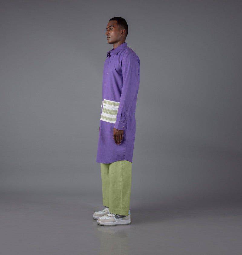 Jharkhand Handloom Textile Unisex Kurta - CiceroniKurtaJohargram