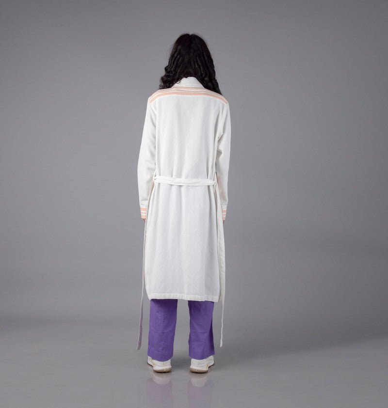 Jharkhand Handloom Textile Unisex Long Shacket - CiceroniShirtsJohargram