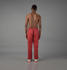 Jharkhand Handloom Textile Unisex Maroon Wide Leg Pant - CiceroniPantsJohargram