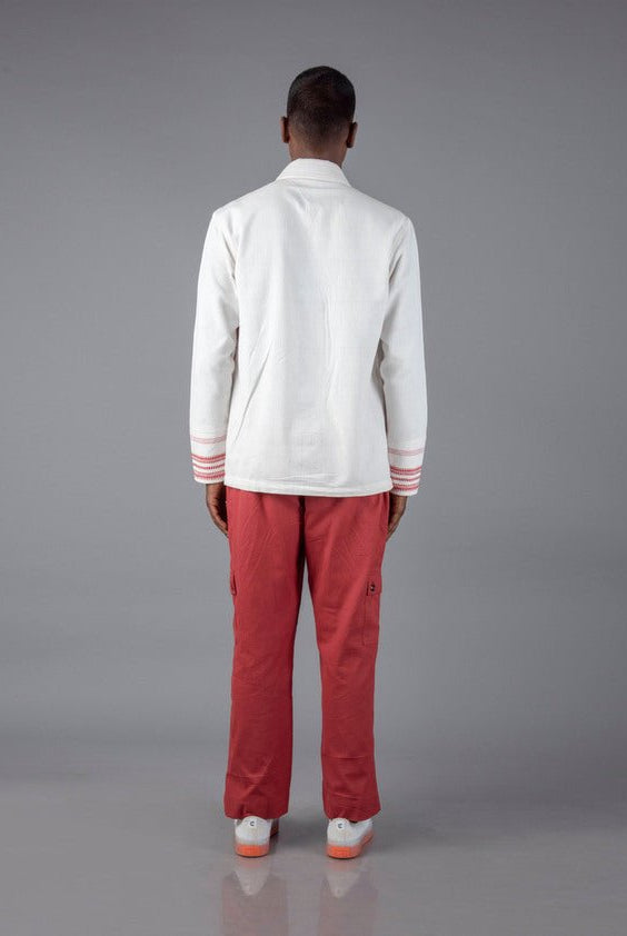 Jharkhand Handloom Textile Unisex Shacket - CiceroniShackets, JacketsJohargram