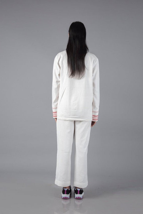 Jharkhand Handloom Textile Unisex Shacket - CiceroniShackets, JacketsJohargram