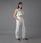 Jharkhand Handloom Textile Unisex Straight Cargo Pant - CiceroniPantsJohargram