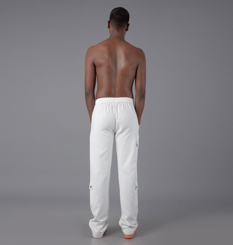 Jharkhand Handloom Textile Unisex Straight Cargo Pant - CiceroniPantsJohargram