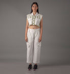 Jharkhand Handloom Textile Unisex Straight Long length Cargo Pant - CiceroniPantsJohargram