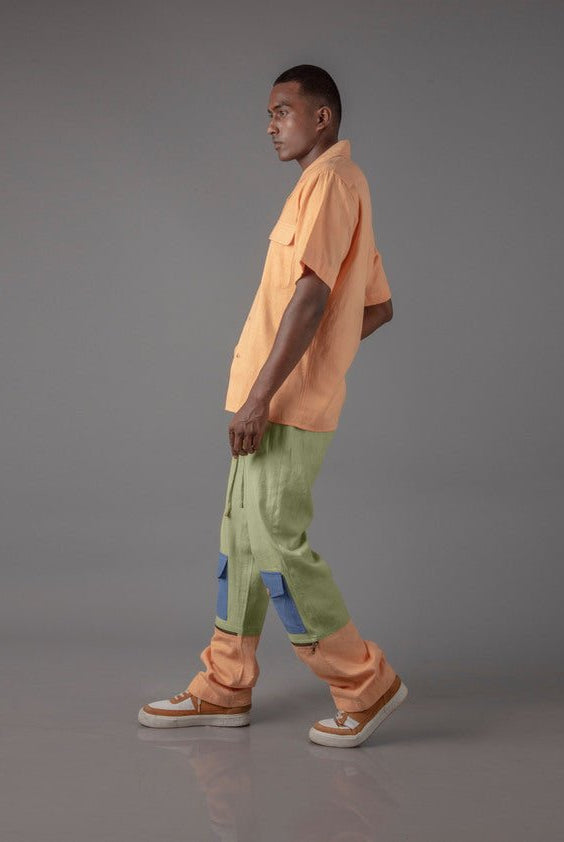 Jharkhand Handloom Textile Unisex Straight Long Length Pant - CiceroniPantsJohargram