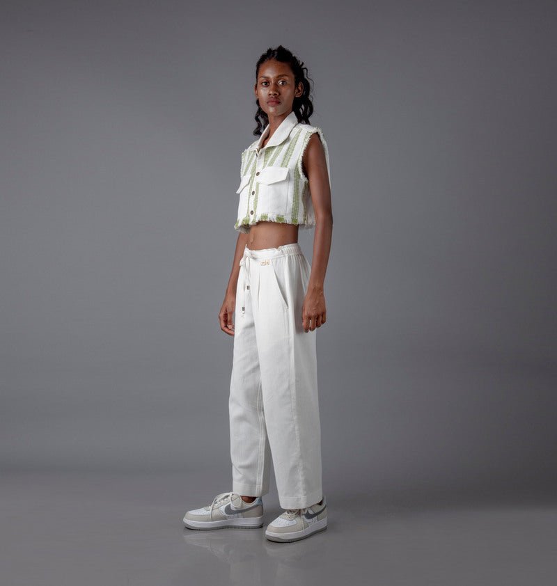 Jharkhand Handloom Textile Unisex Straight Pant - CiceroniPantsJohargram