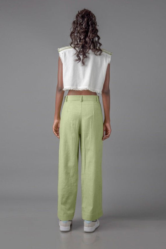 Jharkhand Handloom Textile Unisex Wide Leg Pant - CiceroniPantsJohargram