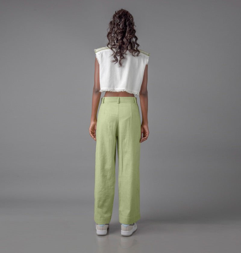 Jharkhand Handloom Textile Unisex Wide Leg Pant - CiceroniPantsJohargram